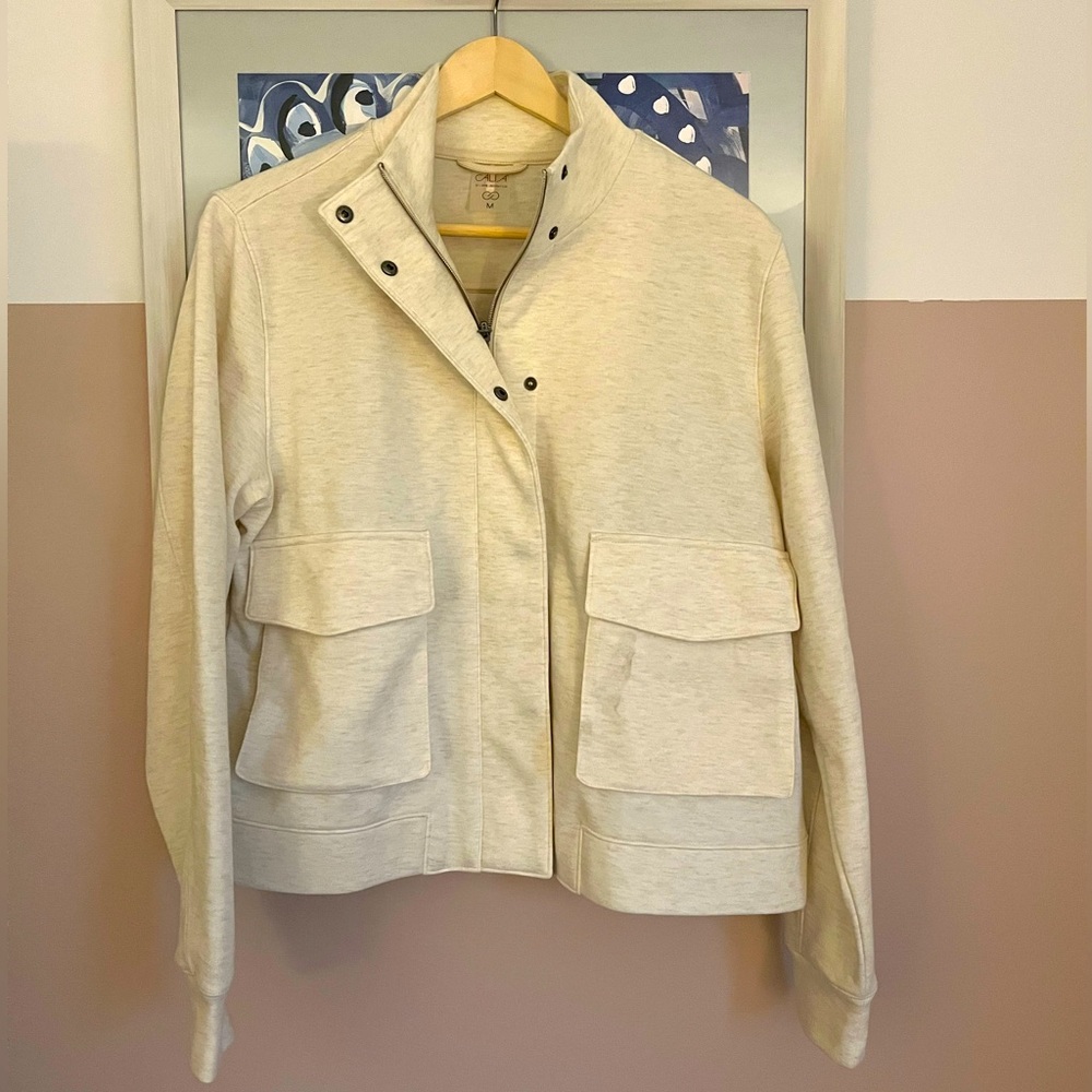 Calia Journey Cargo Full Zip Sweatshirt Size M